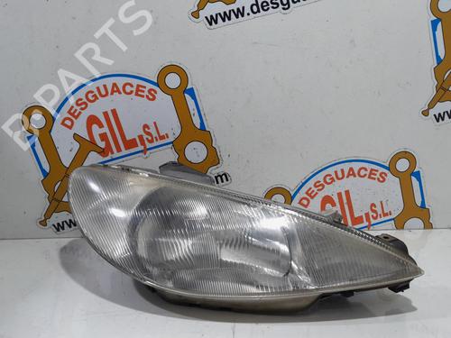 Used Right headlight PEUGEOT 206 Hatchback (2A/C) 1.4 LPG (75 hp) 20771378