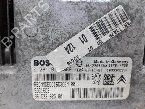 Engine control unit (ECU) PEUGEOT 206 Hatchback (2A/C) 1.4 HDi eco 70 | BP20747232M57 