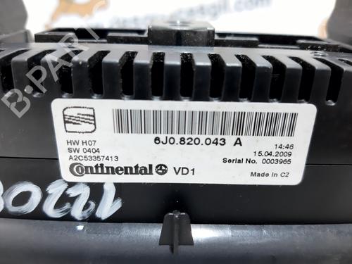 Climate control SEAT IBIZA IV SC (6J1, 6P5)  | BP20744393I5 