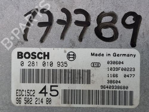 Engine control unit (ECU) PEUGEOT 307 Break (3E)  | BP24507267M57 