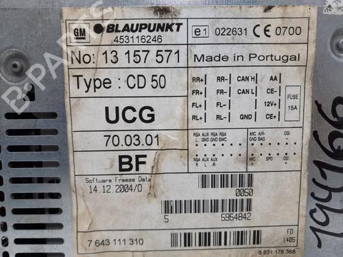 Radio OPEL ASTRA H (A04) 1.8 (L48) | BP30619568E6 