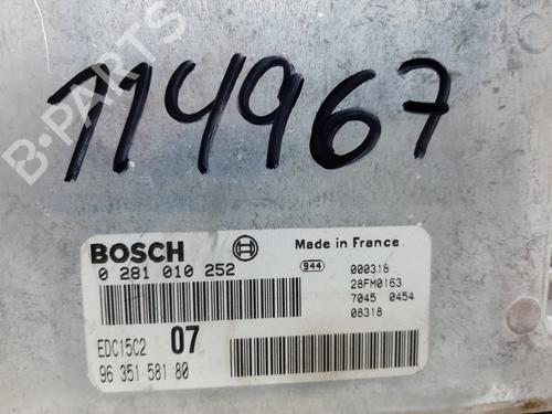 Engine control unit (ECU) PEUGEOT 406 (8B) 2.0 HDI 90 | BP20741538M57 