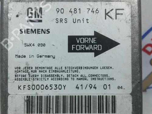 ECU airbags OPEL ASTRA G Hatchback (T98) 1.6 16V (F08, F48) | BP20806223M53 