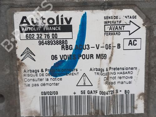 Airbag styreenhed CITROËN BERLINGO / BERLINGO FIRST Box Body/MPV (M_) 2.0 HDI 90 (MBRHY, MCRHY) | BP24816760M53 