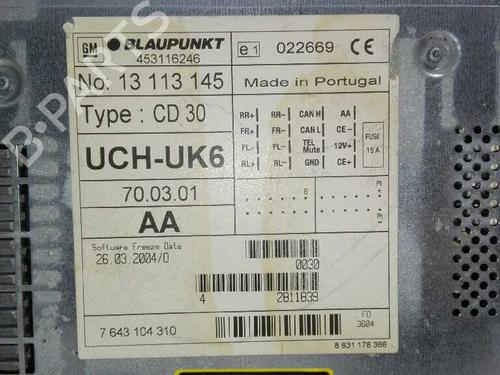 Used Radio OPEL CORSA C (X01) [2000-2009]  20790180