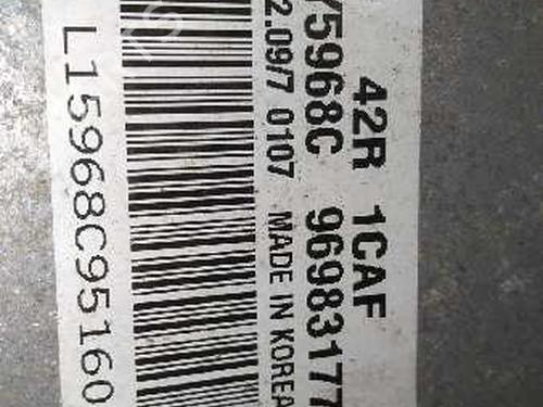 Engine control unit (ECU) CHEVROLET AVEO / KALOS Hatchback (T250, T255) 1.2 | BP20791889M57 