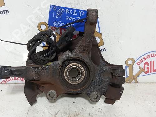 Used Right front steering knuckle OPEL CORSA D (S07) 1.2 (L08, L68) (80 hp) 20748633