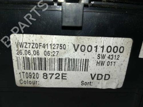 Instrument cluster VW TOURAN (1T1, 1T2)  | BP21829409C47