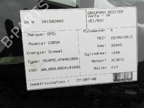 Engine control unit (ECU) OPEL CORSA D (S07)  | BP20781133M57 
