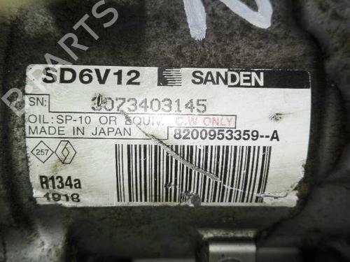 AC compressor RENAULT CLIO III (BR0/1, CR0/1)  | BP20778834M34 