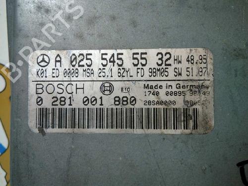 Engine control unit (ECU) MERCEDES-BENZ E-CLASS (W210) E 300 Turbo-D (210.025) | BP20791202M57 