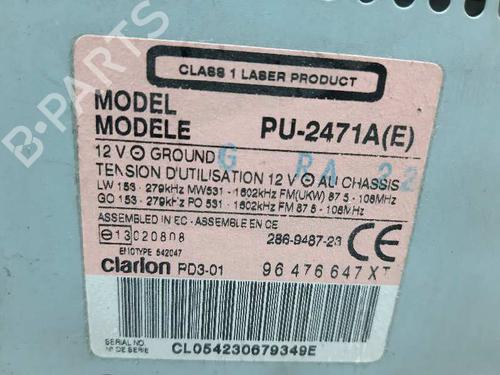 Radio PEUGEOT 307 (3A/C) 1.6 16V | BP20736495E6 