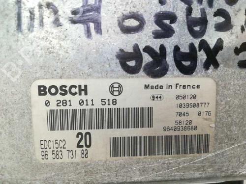 Engine control unit (ECU) CITROËN XSARA PICASSO (N68) 2.0 HDi | BP20800306M57