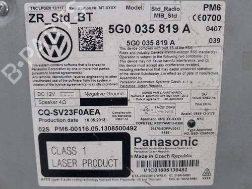 Electronic module VW GOLF VII (5G1, BQ1, BE1, BE2) | BP30618403M83