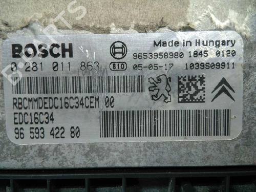 Engine control unit (ECU) CITROËN C4 I (LC_)  | BP20795515M57 