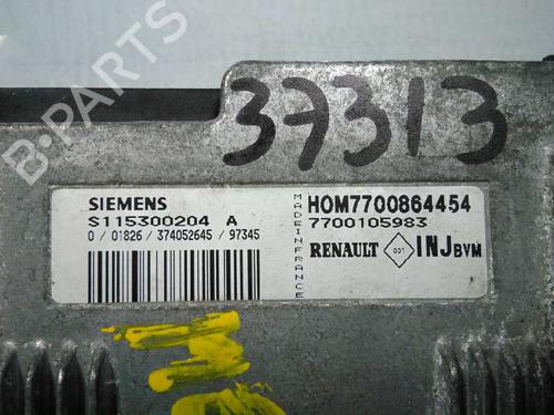 Engine control unit (ECU) RENAULT MEGANE I (BA0/1_) 1.6 e (BA0F, BA0S) | BP20796857M57 