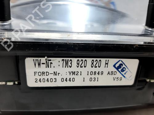 Instrument cluster VW SHARAN (7M8, 7M9, 7M6) 1.9 TDI | BP20747779C47 