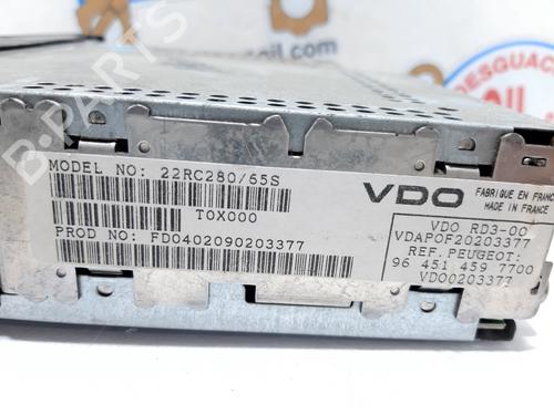 Radio PEUGEOT 206 Hatchback (2A/C) 1.6 16V | BP20741533E6 