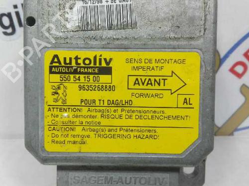 Kollisjonspute styreenhet PEUGEOT 206 Hatchback (2A/C) 1.4 HDi eco 70 | BP20805747M53 