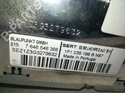 Radio SEAT LEON (1P1)  | BP20805527E6 