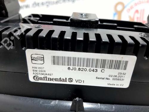 Climate control SEAT IBIZA IV ST (6J8, 6P8) 1.6 TDI | BP20732045I5 