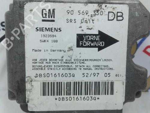 ECU airbags OPEL VECTRA B (J96) 2.2 DTI 16V (F19) | BP20805965M53 