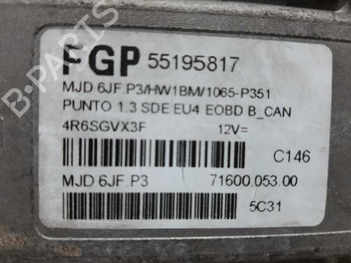 Engine control unit (ECU) FIAT PUNTO (188_) 1.3 JTD 16V | BP20730445M57 