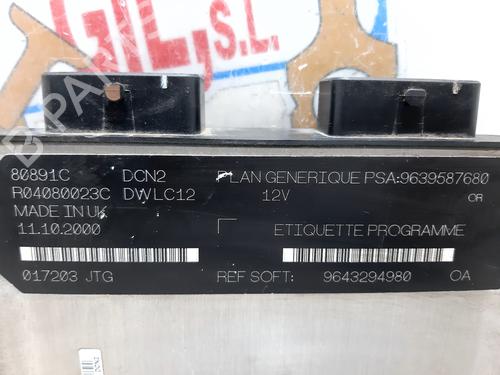 Engine control unit (ECU) CITROËN XSARA (N1) 1.9 D | BP20756202M57 