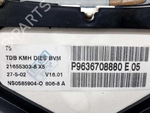 Instrument cluster PEUGEOT 307 (3A/C) 2.0 HDi 90 | BP20728585C47 