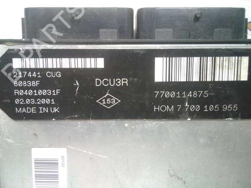 Engine control unit (ECU) RENAULT CLIO II (BB_, CB_) 1.9 D (B/CB0E, BB0J) | BP20797424M57 