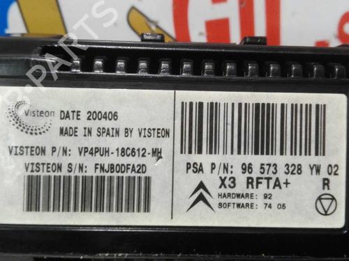 AC-Styringsenhed/Manøvreenhed CITROËN C5 II (RC_)  | BP20777495I5 