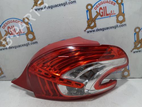 Used Right taillight PEUGEOT 208 I (CA_, CC_) 1.4 HDi (68 hp) 20764047