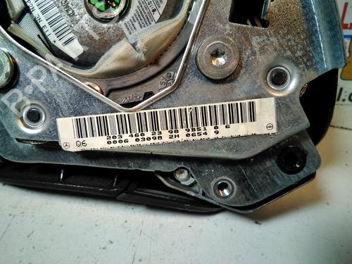 Driver airbag MERCEDES-BENZ C-CLASS Coupe (CL203) C 220 CDI (203.706) | BP20789943C9 