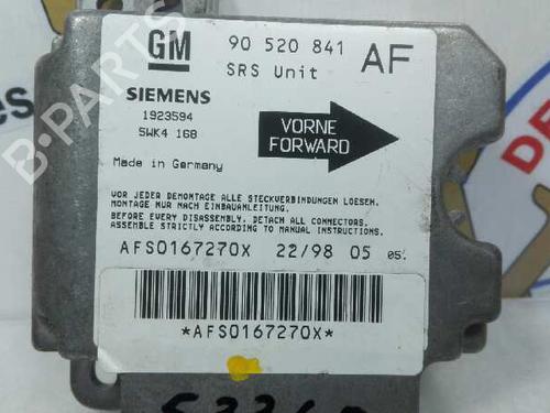 Kollisjonspute styreenhet OPEL ASTRA G Hatchback (T98) 1.6 16V (F08, F48) | BP20805991M53 