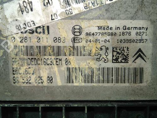 Engine control unit (ECU) PEUGEOT 206 Hatchback (2A/C)  | BP20795200M57 