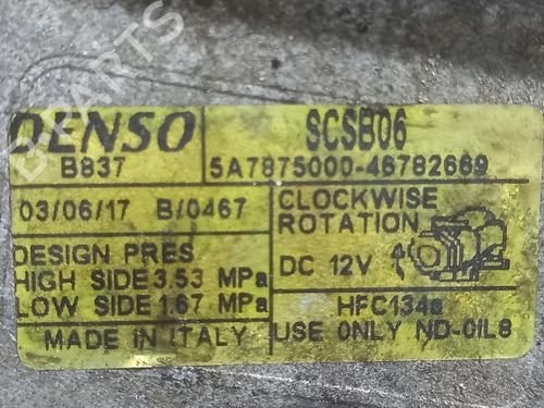 AC compressor FIAT PUNTO Hatchback Van (188_) 1.2 60 | BP20747473M34 