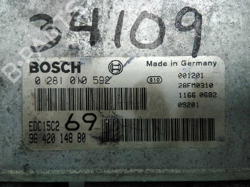 Engine control unit (ECU) PEUGEOT 306 (7B, N3, N5) 2.0 HDI 90 | BP20794993M57 
