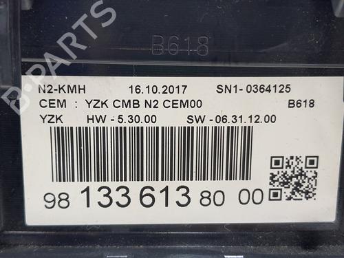 Instrument cluster CITROËN C3 / C3 ORIGIN III (SX) 1.2 VTi 82 | BP21287933C47 