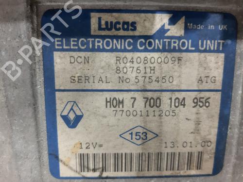 Engine control unit (ECU) RENAULT CLIO II (BB_, CB_) 1.9 D (B/CB0E, BB0J) | BP20757946M57 