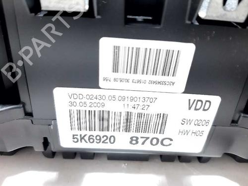 Instrument cluster VW GOLF VI (5K1) 2.0 TDI | BP20734413C47 