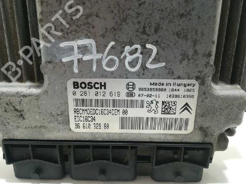 Engine control unit (ECU) CITROËN BERLINGO / BERLINGO FIRST MPV (MF_, GJK_, GFK_) 1.6 HDI 90 (MF9HX) | BP20729317M57 