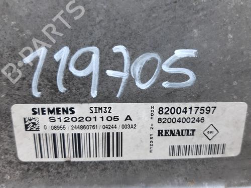 Engine control unit (ECU) RENAULT CLIO II (BB_, CB_) 1.2 16V (BB05, BB0W, BB11, BB27, BB2T, BB2U, BB2V, CB05,... | BP20743353M57 