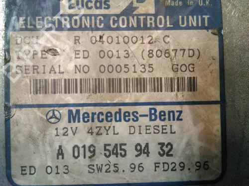 Engine control unit (ECU) MERCEDES-BENZ E-CLASS (W210) E 220 D (210.004) | BP20791314M57 