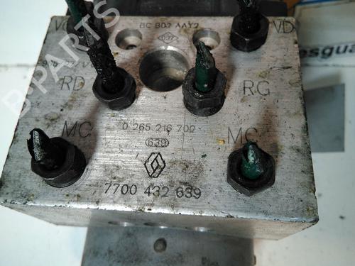ABS pump RENAULT CLIO II (BB_, CB_) 1.2 (BB0A, BB0F, BB10, BB1K, BB28, BB2D, BB2H, CB0A,... | BP20789549M43 