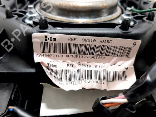 Driver airbag NISSAN QASHQAI / QASHQAI +2 I (J10, NJ10, JJ10E) 2.0 dCi | BP20748415C9 