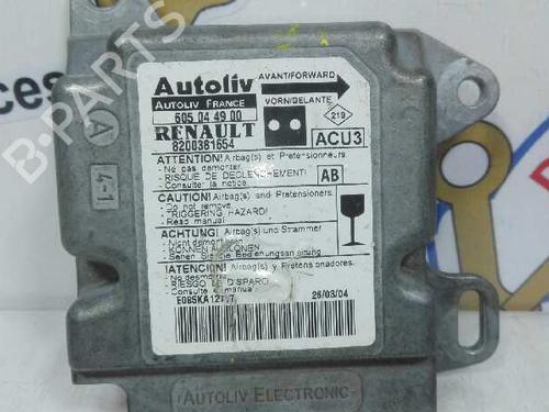 ECU airbags RENAULT KANGOO (KC0/1_) D 55 1.9 (KC0D) | BP20804372M53 