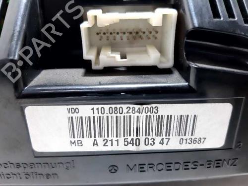 Instrument cluster MERCEDES-BENZ E-CLASS (W211) E 220 CDI (211.006) | BP20733308C47 