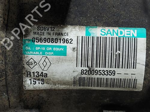 AC compressor RENAULT CLIO III (BR0/1, CR0/1) 1.5 dCi (C/BR0G, C/BR1G) | BP20740203M34 