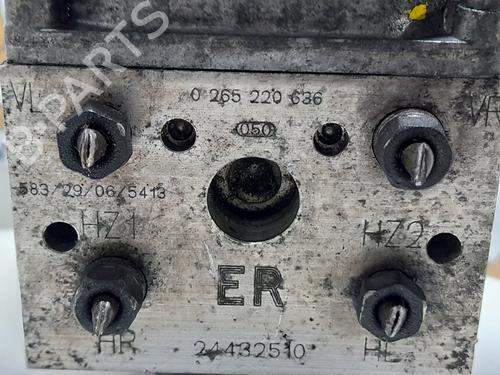 ABS pump OPEL ZAFIRA A MPV (T98) 2.2 DTI 16V (F75) | BP20762120M43 