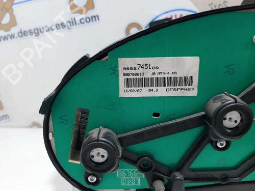 Instrument cluster CITROËN BERLINGO / BERLINGO FIRST MPV (MF_, GJK_, GFK_) 1.6 HDI 90 (MF9HX) | BP20729188C47 